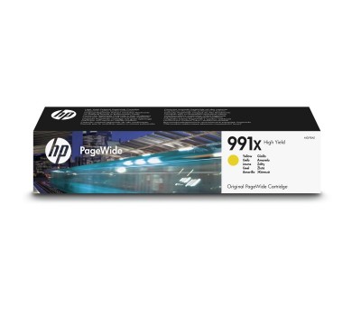 Картридж HP 991X, желтый / 16000 страниц (M0J98AE)